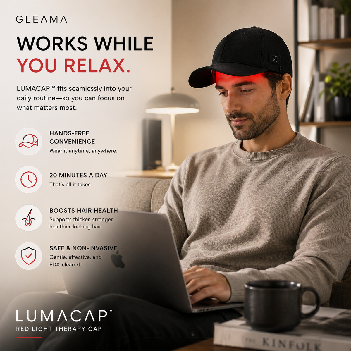 LUMACAP™ | Red Light Hair Growth Therapy