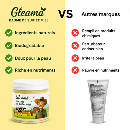 Gleama™ Baume au Suif & Miel