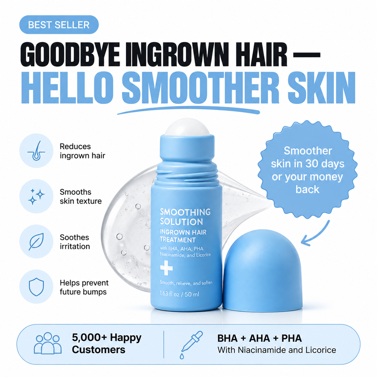 Gleama Roll | Bump Relief & Repair Serum